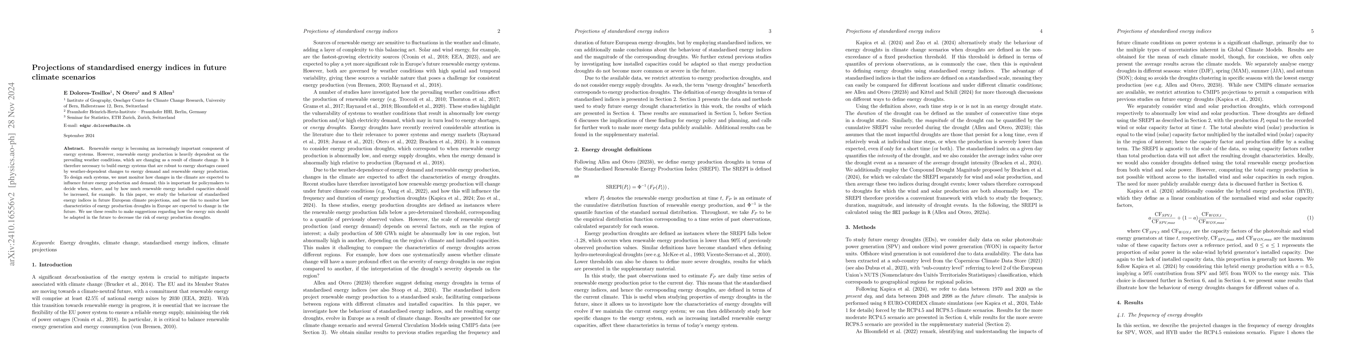Thumbnail for Projections of standardised energy indices in future climate scenarios