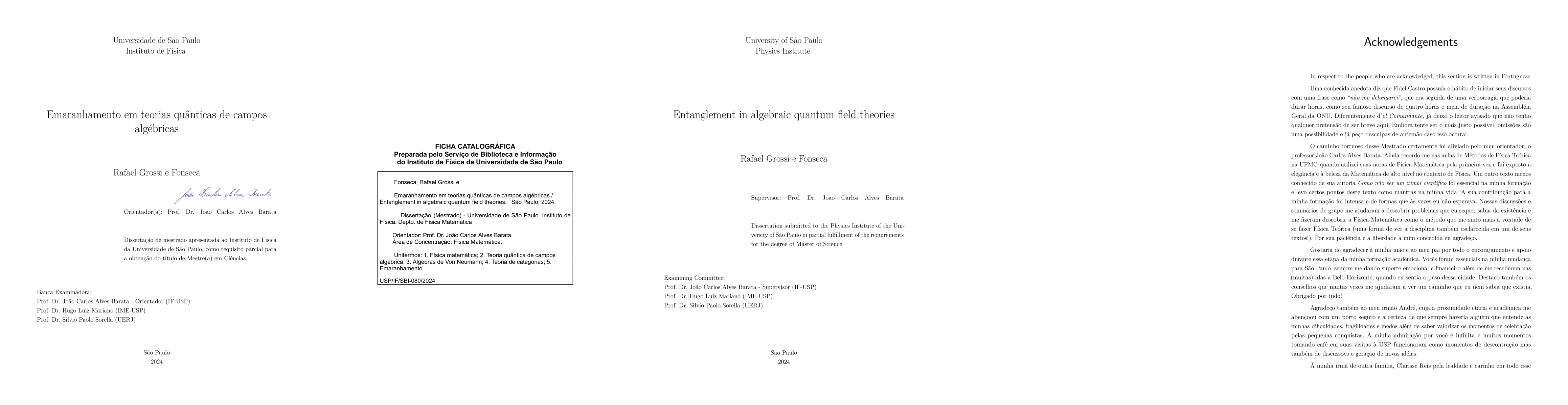 Thumbnail for Entanglement in Algebraic Quantum Field Theories