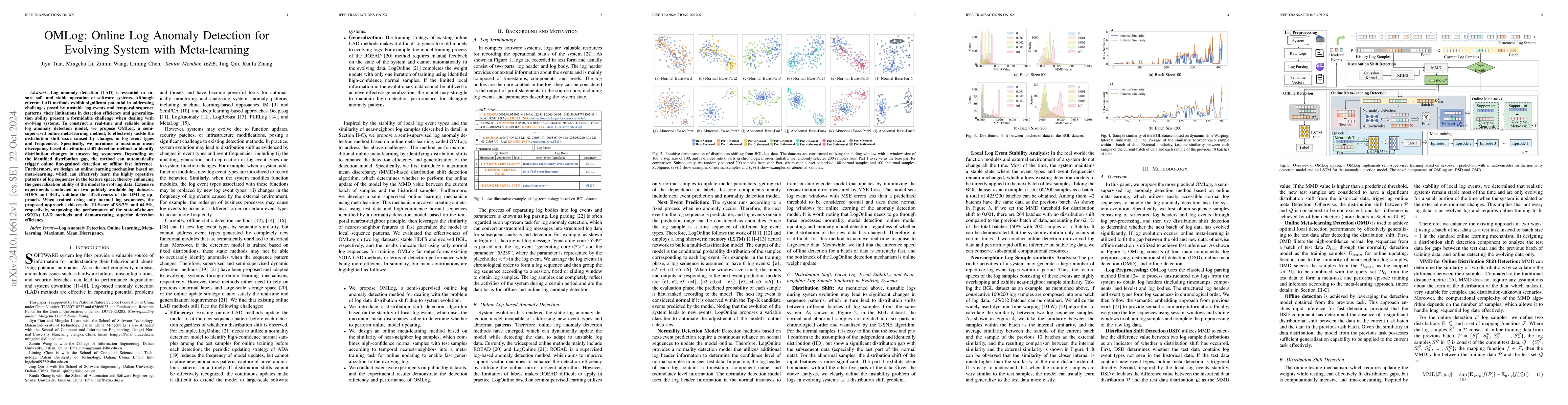Thumbnail for OMLog: Online Log Anomaly Detection for Evolving System with
  Meta-learning