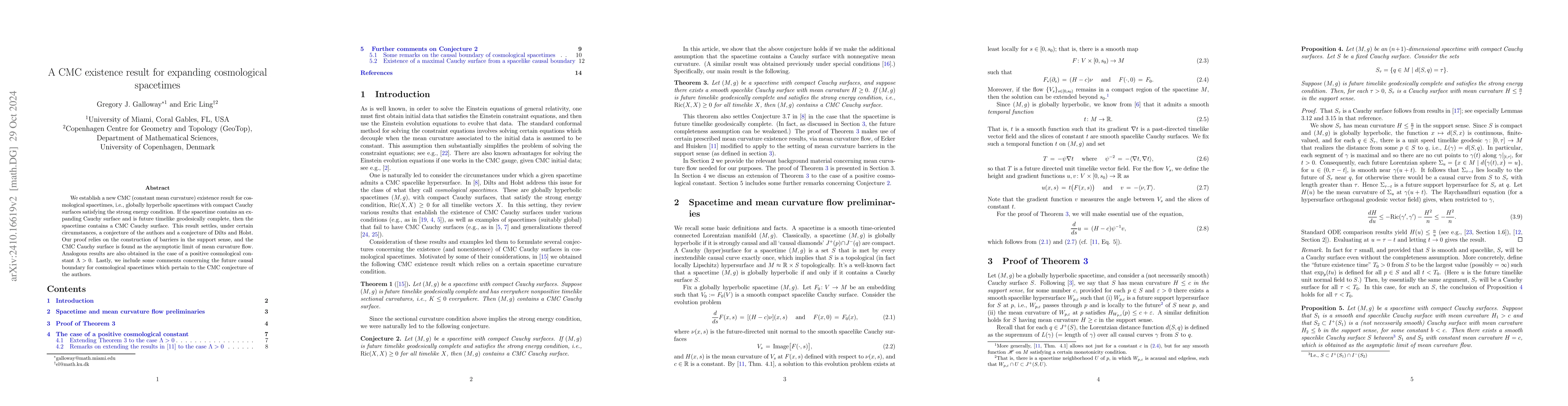 Thumbnail for A CMC existence result for expanding cosmological spacetimes