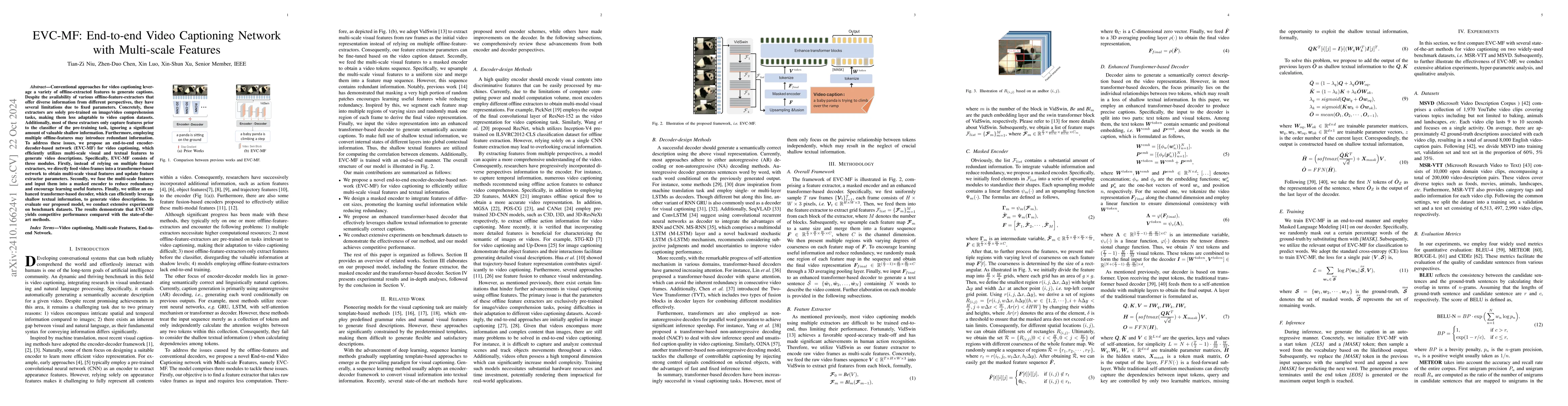 Thumbnail for EVC-MF: End-to-end Video Captioning Network with Multi-scale Features
