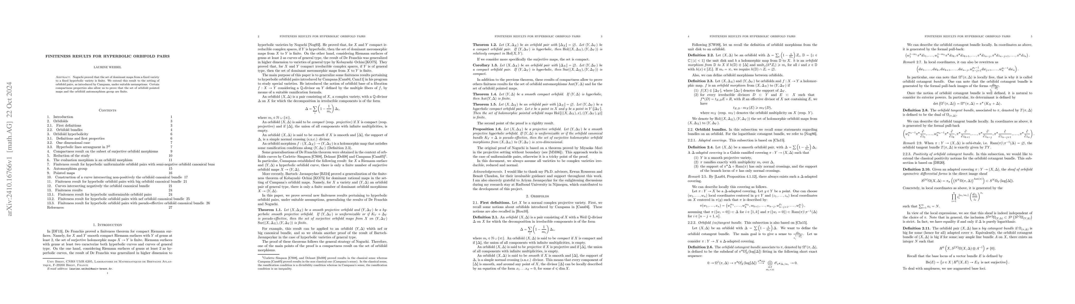 Thumbnail for Finiteness results for hyperbolic orbifold pairs