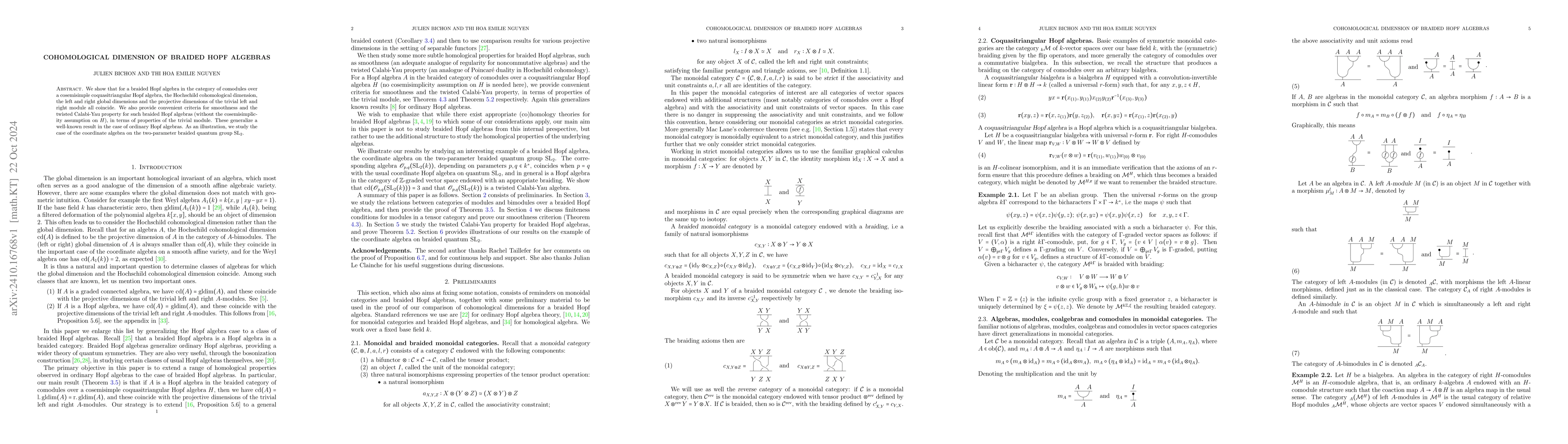 Thumbnail for Cohomological dimension of braided Hopf algebras