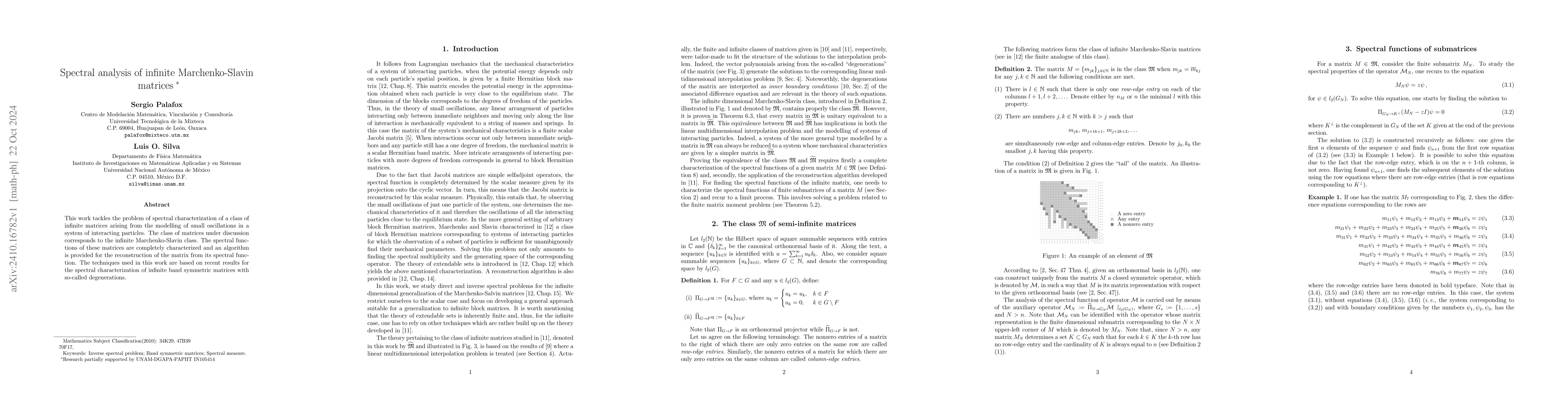 Thumbnail for Spectral analysis of infinite Marchenko-Slavin matrices