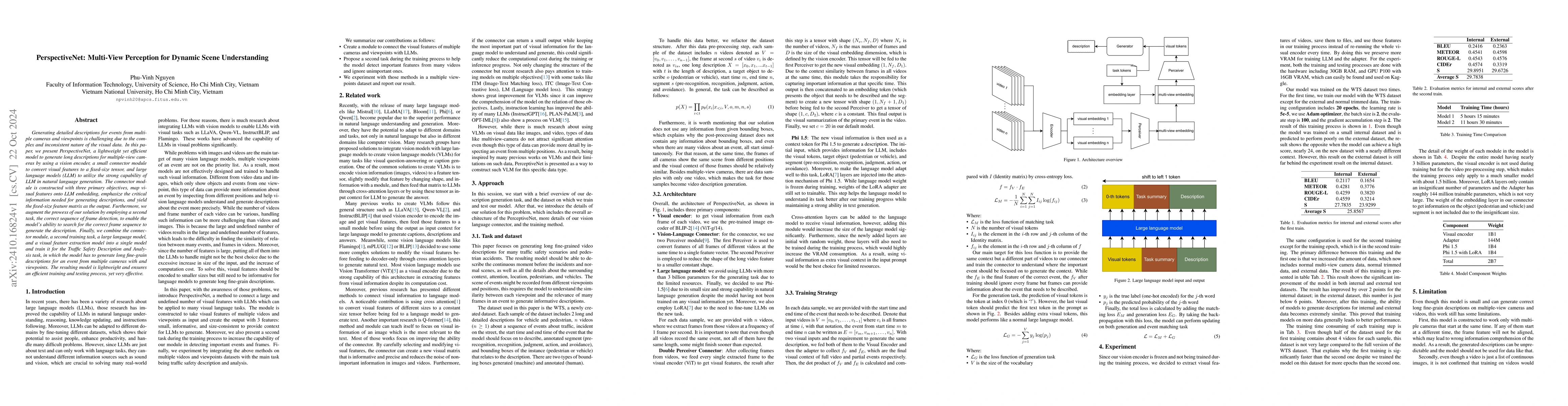 Thumbnail for PerspectiveNet: Multi-View Perception for Dynamic Scene Understanding