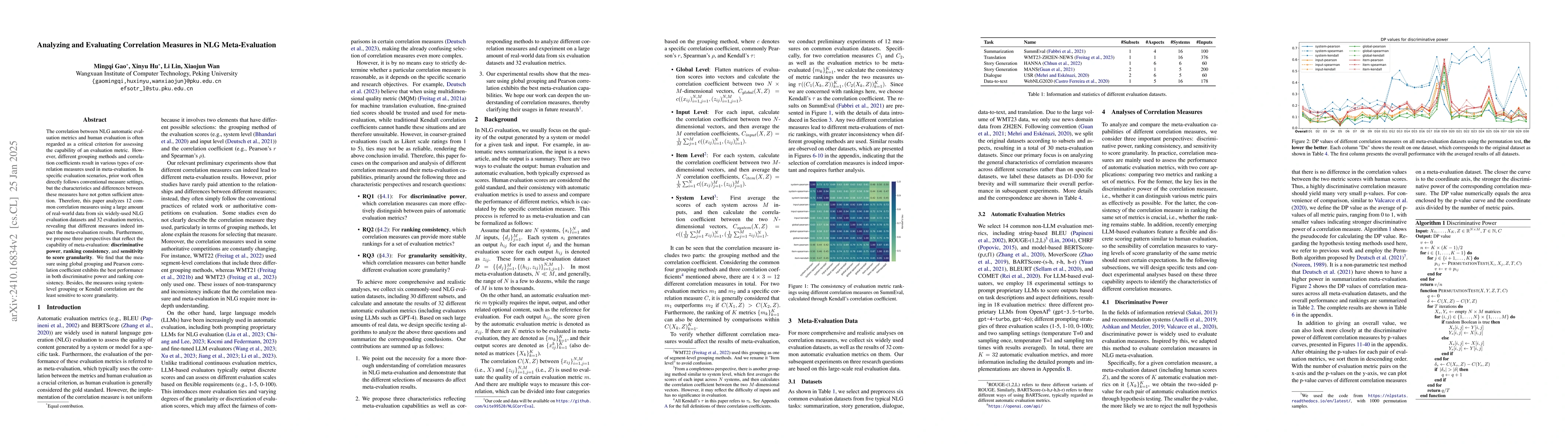 Thumbnail for Analyzing and Evaluating Correlation Measures in NLG Meta-Evaluation