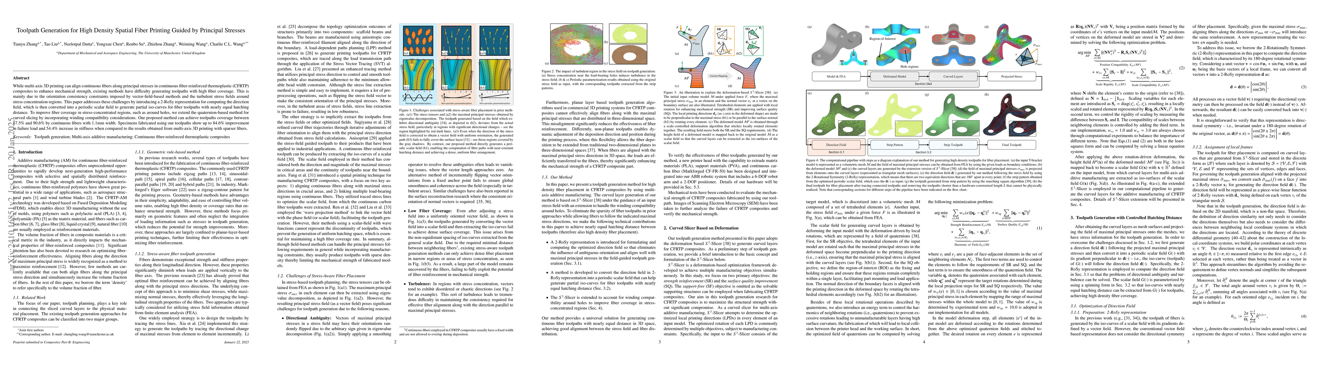 Thumbnail for Toolpath Generation for High Density Spatial Fiber Printing Guided by
  Principal Stresses
