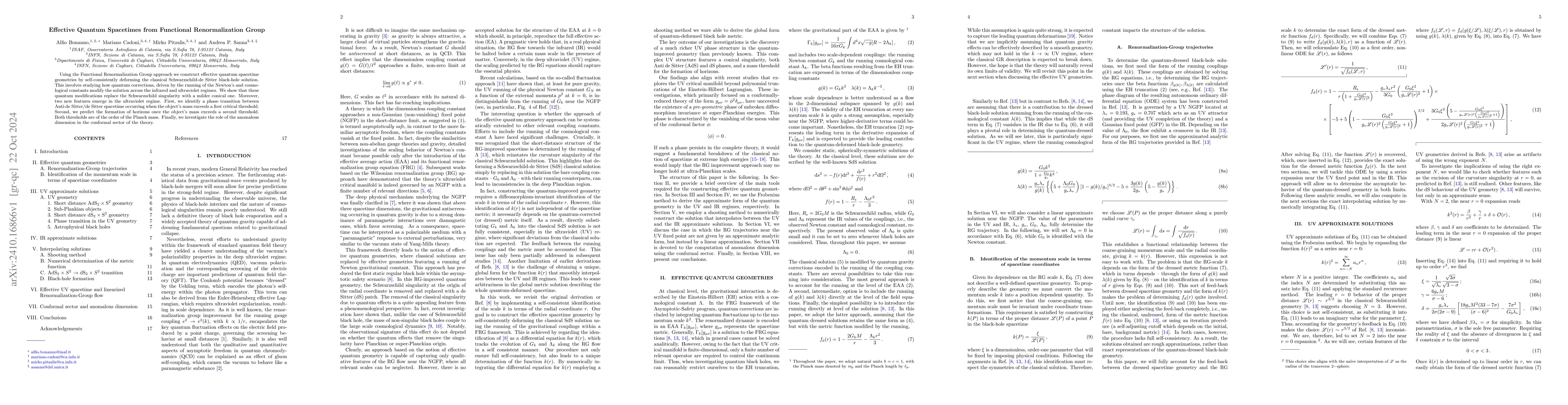 Thumbnail for Effective Quantum Spacetimes from Functional Renormalization Group