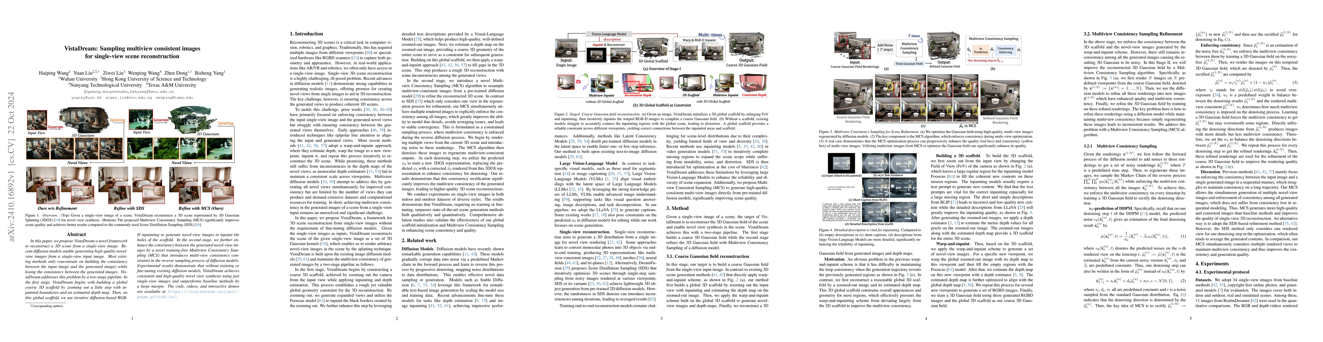 Thumbnail for VistaDream: Sampling multiview consistent images for single-view scene
  reconstruction