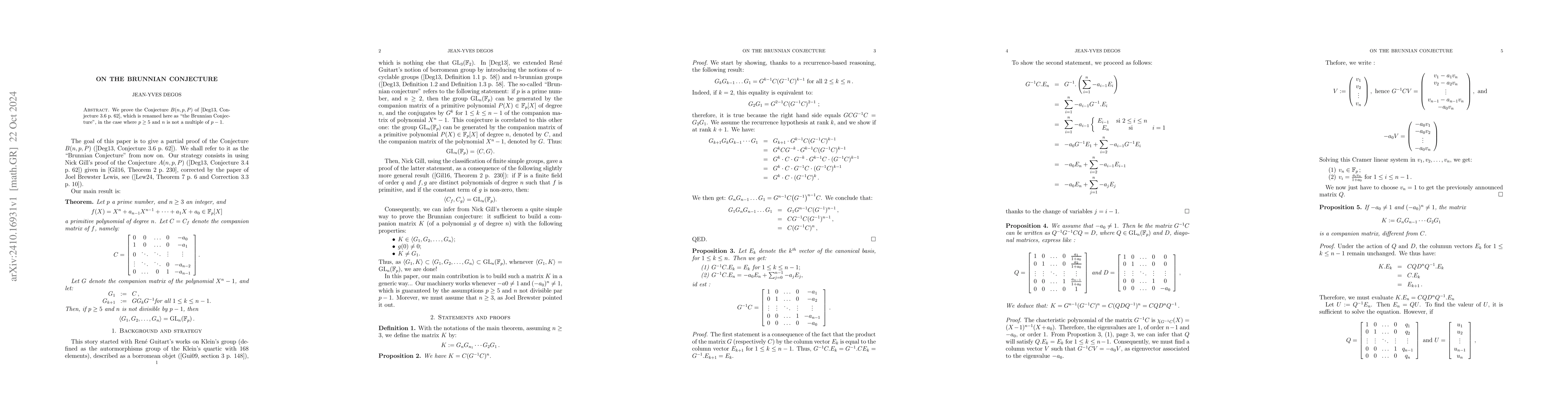 Thumbnail for On the Brunnian conjecture