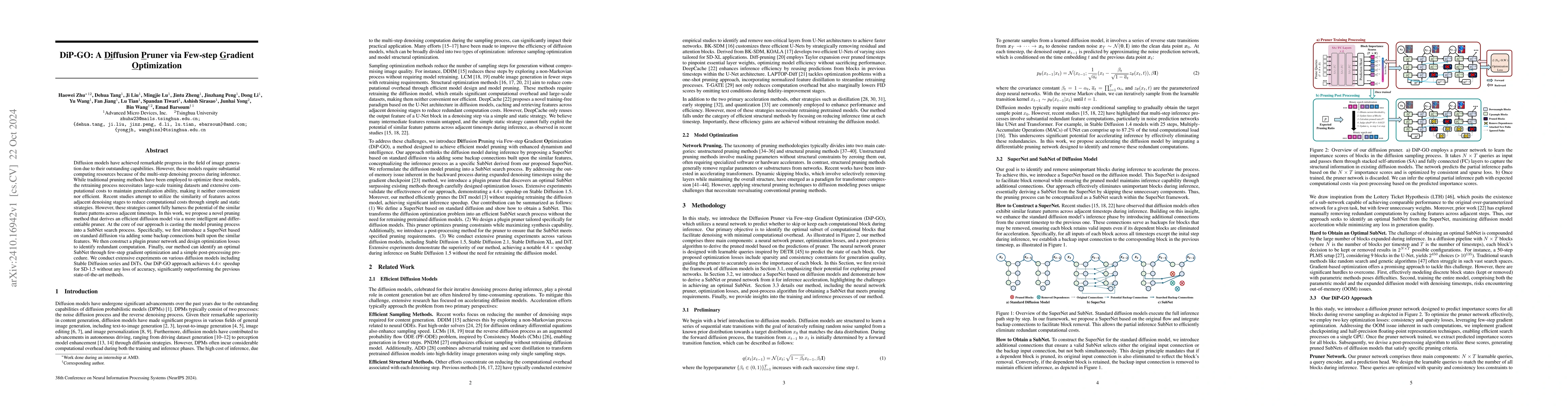 Thumbnail for DiP-GO: A Diffusion Pruner via Few-step Gradient Optimization