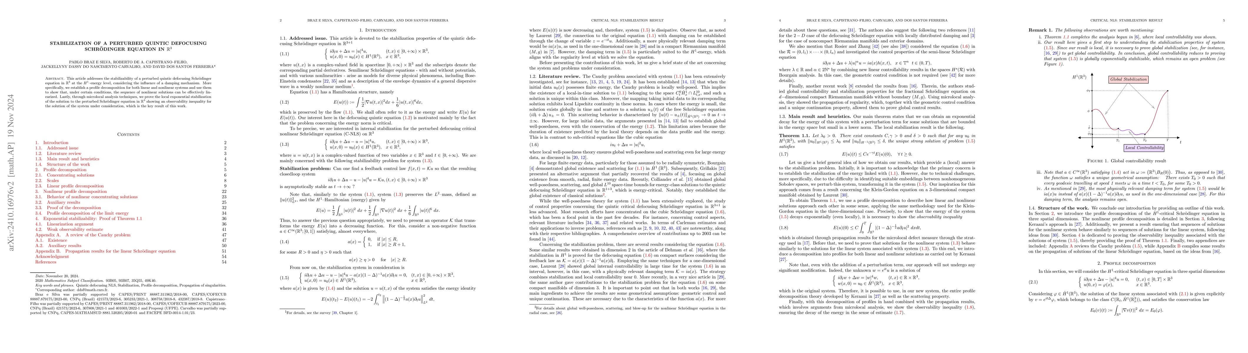 Thumbnail for Stabilization of a perturbed quintic defocusing Schrödinger equation
  in $\mathbb{R}^{3}$