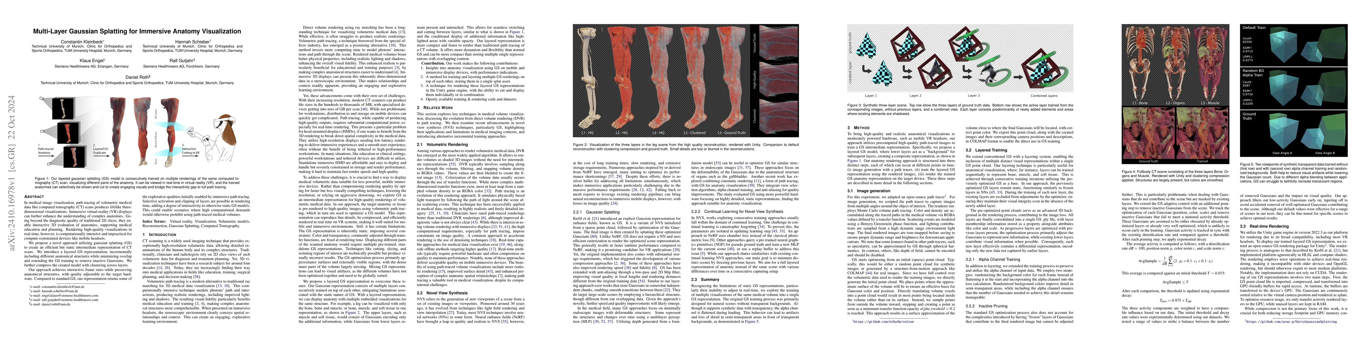 Thumbnail for Multi-Layer Gaussian Splatting for Immersive Anatomy Visualization