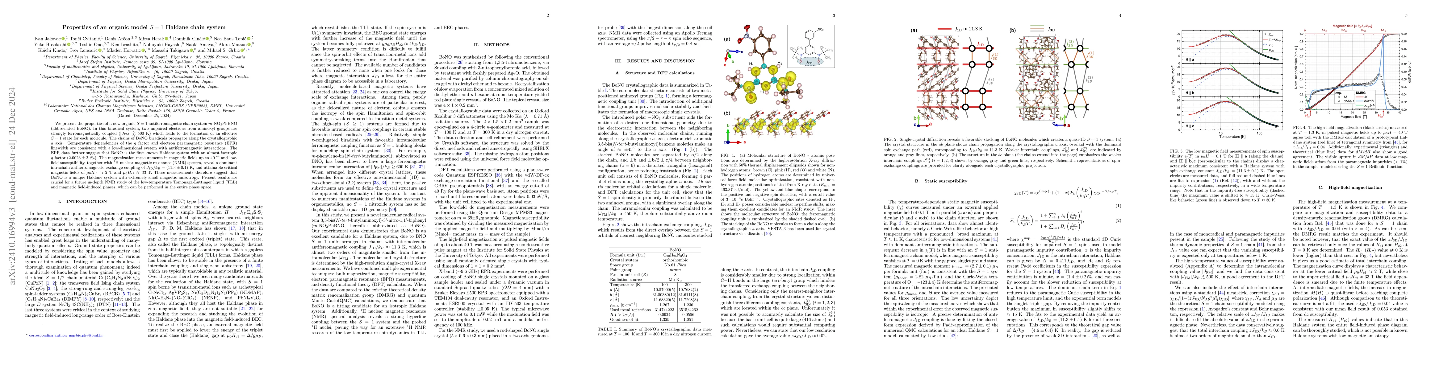Thumbnail for Properties of an organic model $S=1$ Haldane chain system