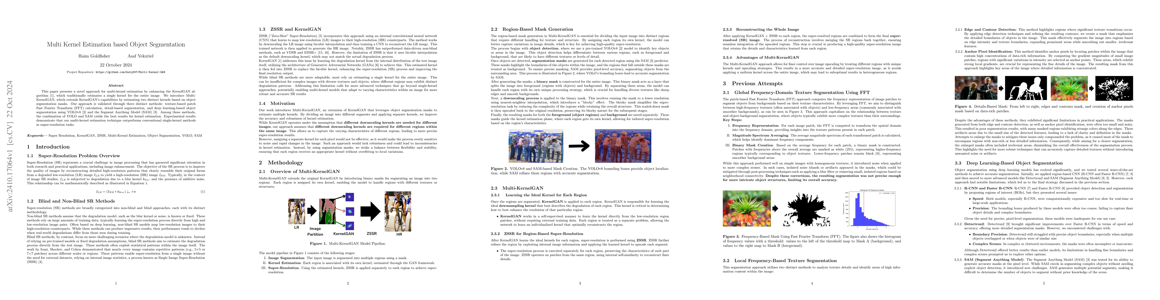 Thumbnail for Multi Kernel Estimation based Object Segmentation