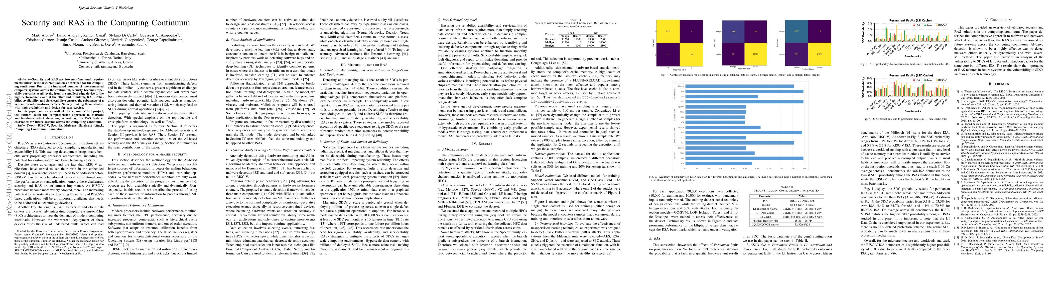 Thumbnail for Security and RAS in the Computing Continuum
