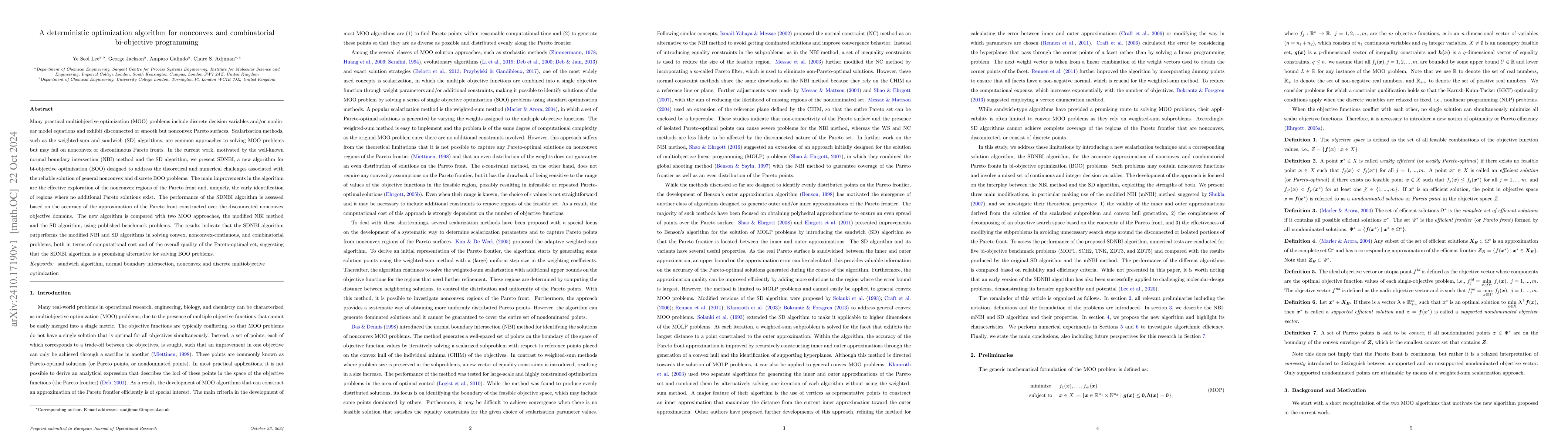 Thumbnail for A deterministic optimization algorithm for nonconvex and combinatorial
  bi-objective programming