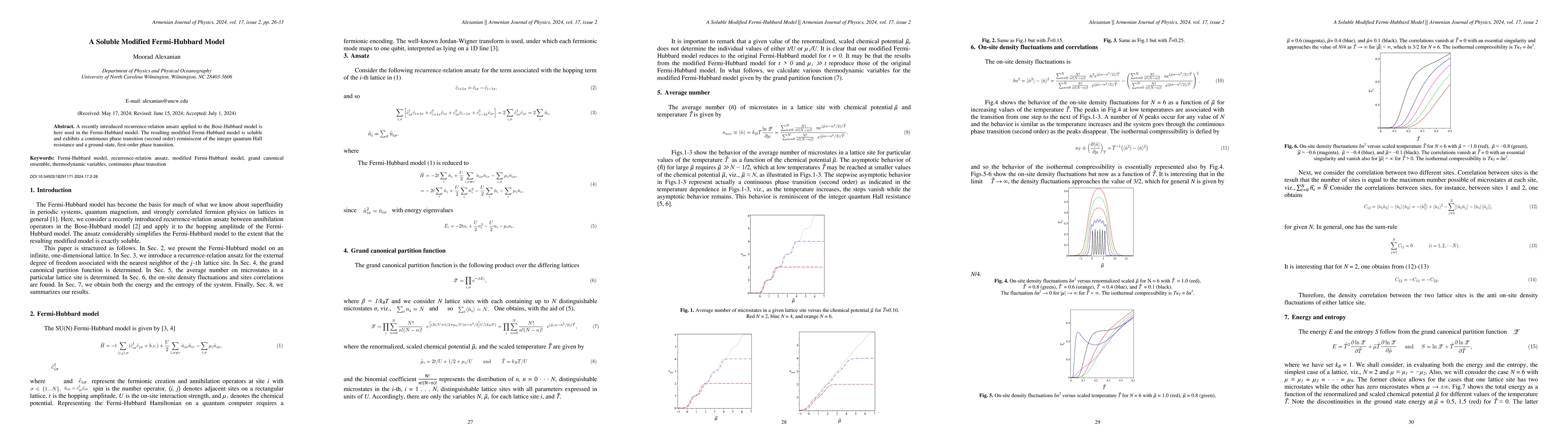 Thumbnail for A Soluble Modified Fermi-Hubbard Model