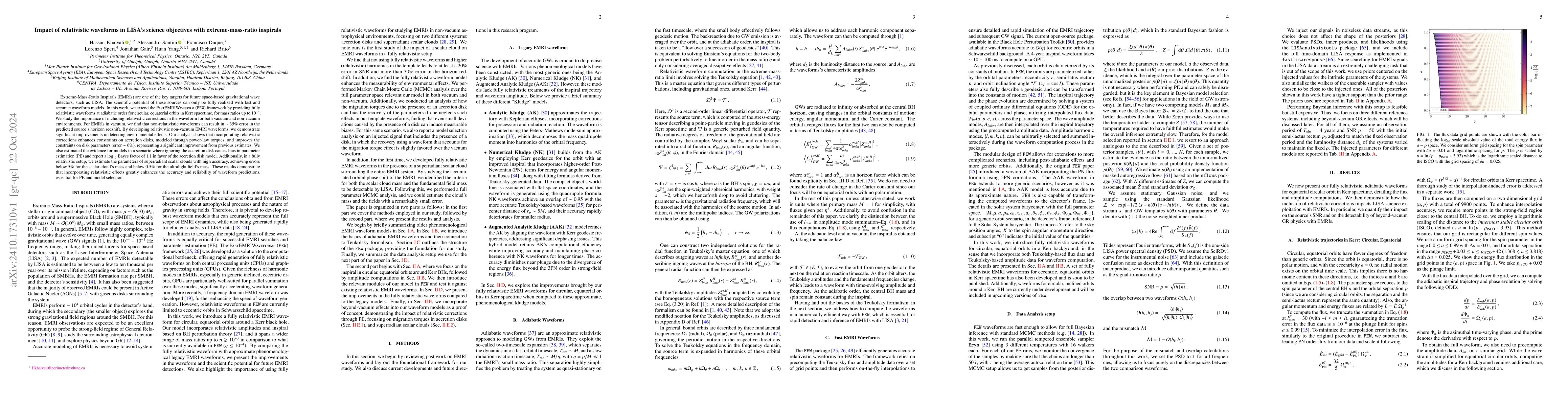 Thumbnail for Impact of relativistic waveforms in LISA's science objectives with
  extreme-mass-ratio inspirals