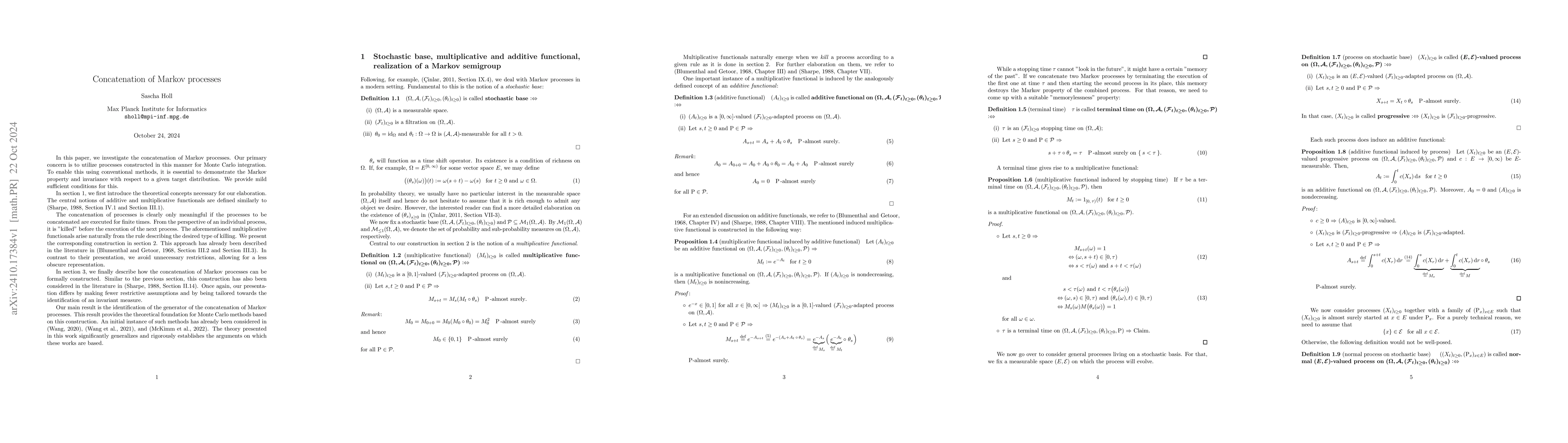 Thumbnail for Concatenation of Markov processes
