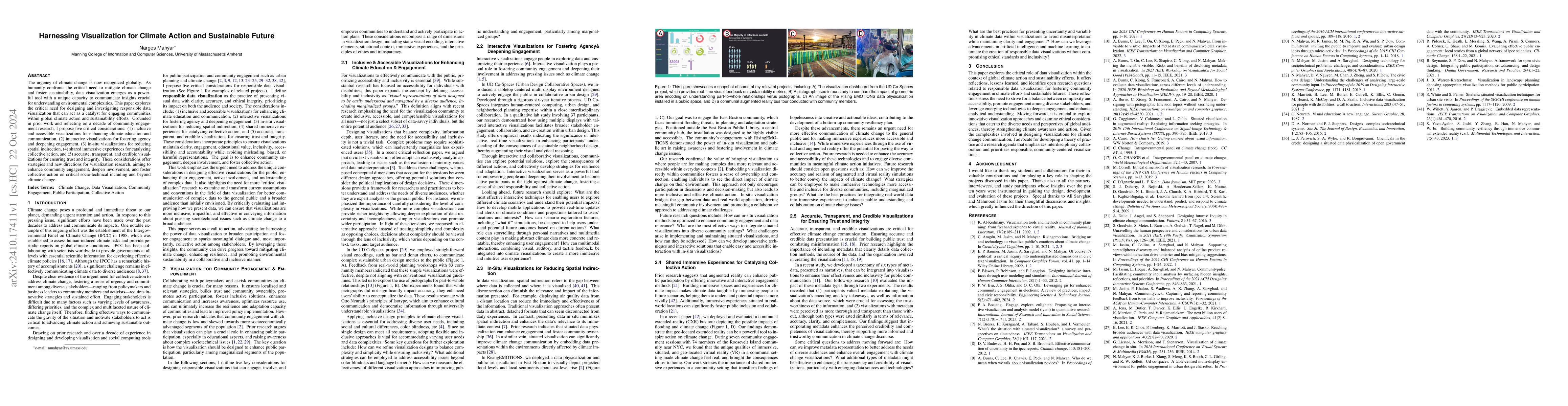 Thumbnail for Harnessing Visualization for Climate Action and Sustainable Future