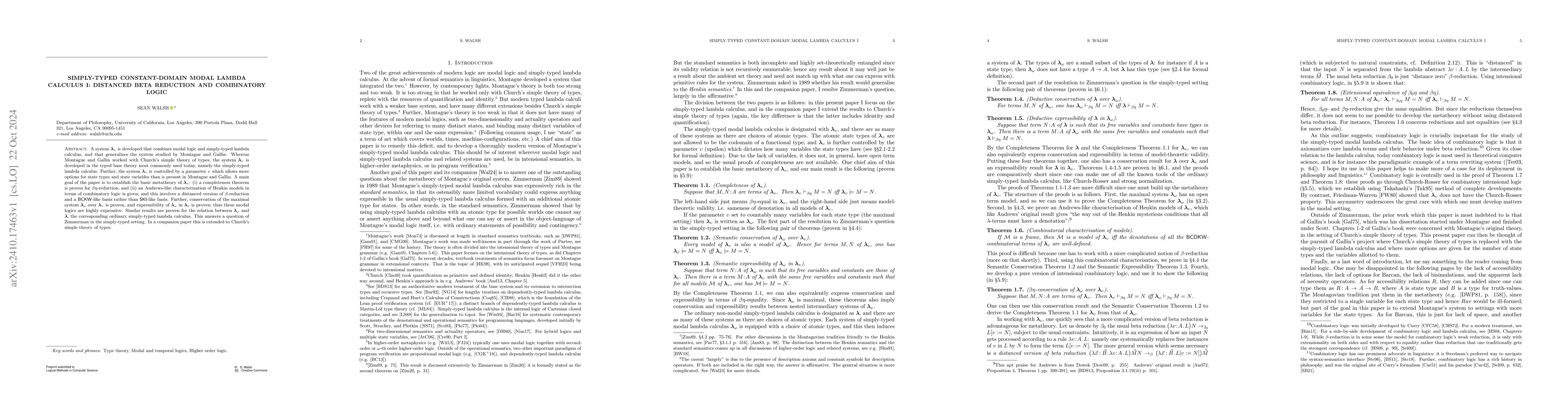 Thumbnail for Simply-typed constant-domain modal lambda calculus I: distanced beta
  reduction and combinatory logic