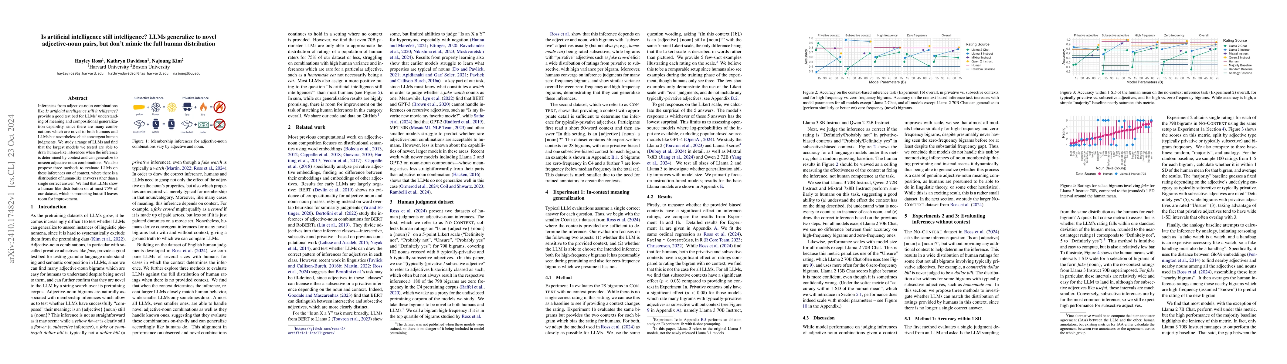 Thumbnail for Is artificial intelligence still intelligence? LLMs generalize to novel
  adjective-noun pairs, but don't mimic the full human distribution