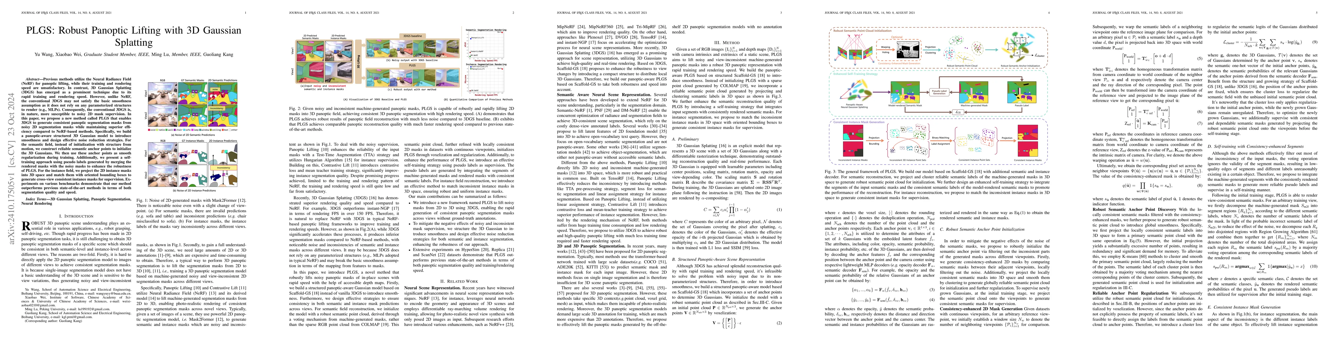 Thumbnail for PLGS: Robust Panoptic Lifting with 3D Gaussian Splatting