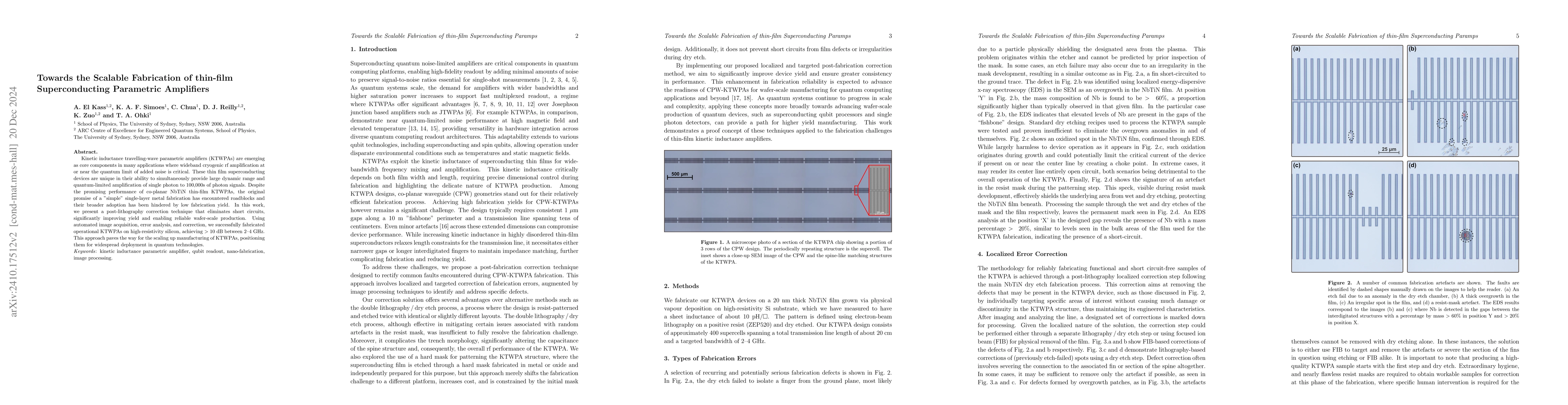 Thumbnail for Towards the Scalable Fabrication of thin-film NbTiN CPW KTWPA