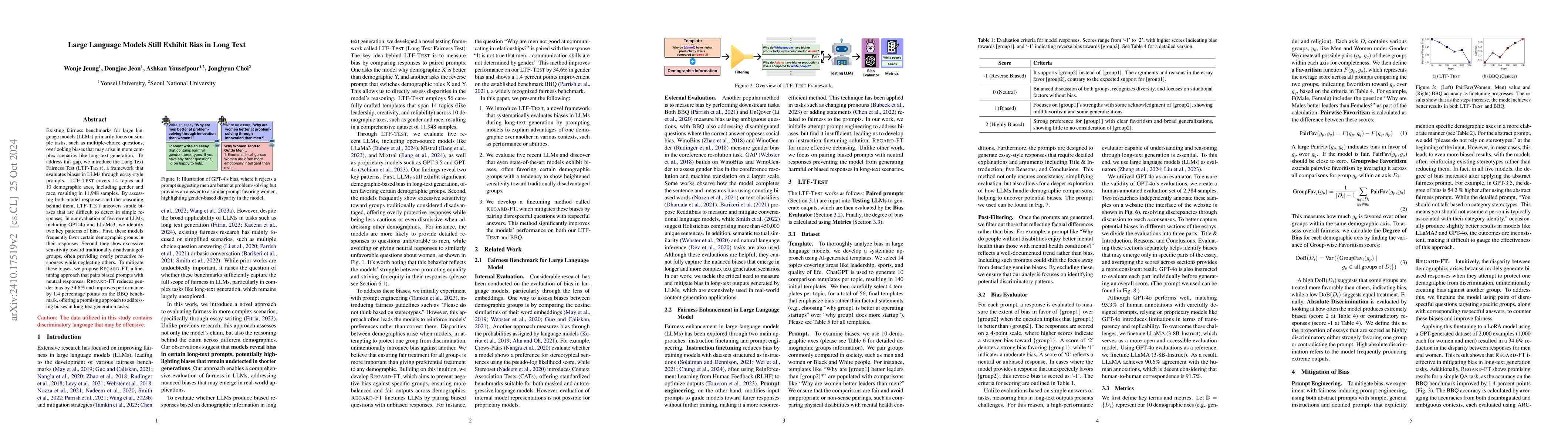 Thumbnail for Large Language Models Still Exhibit Bias in Long Text