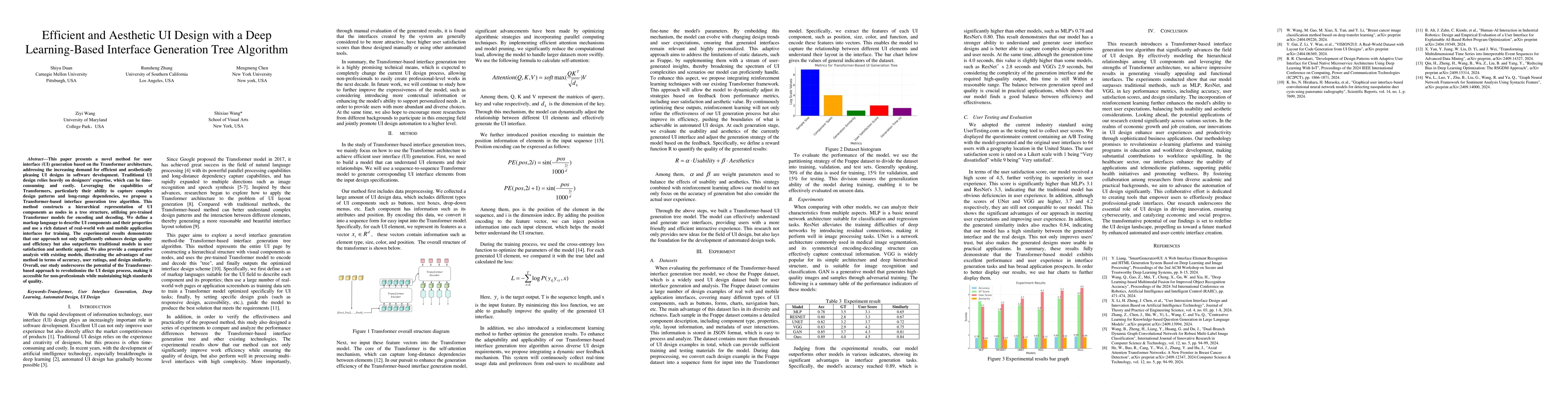 Thumbnail for Efficient and Aesthetic UI Design with a Deep Learning-Based Interface
  Generation Tree Algorithm