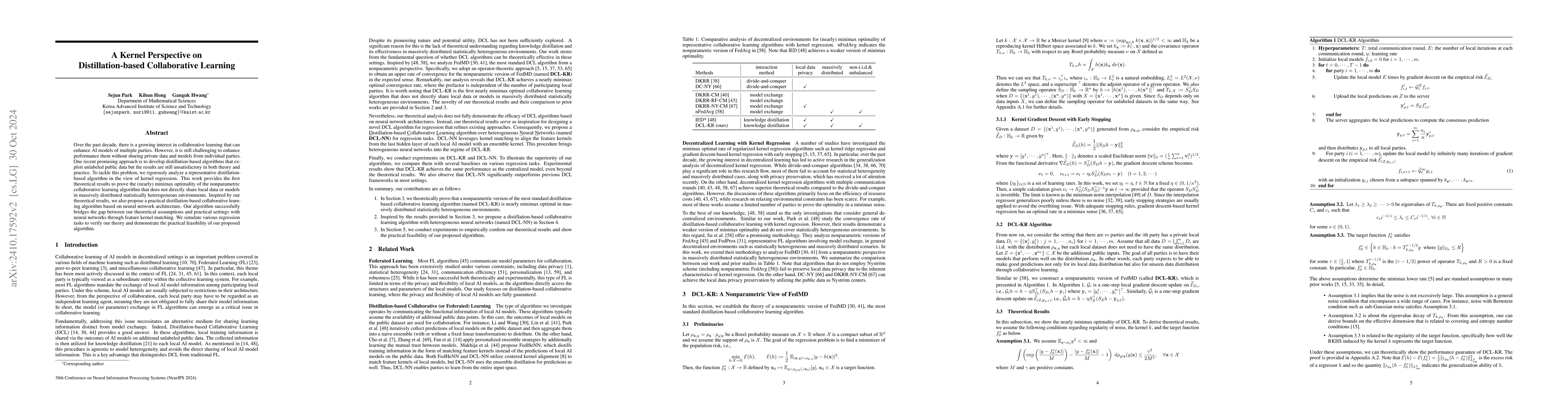 Thumbnail for A Kernel Perspective on Distillation-based Collaborative Learning