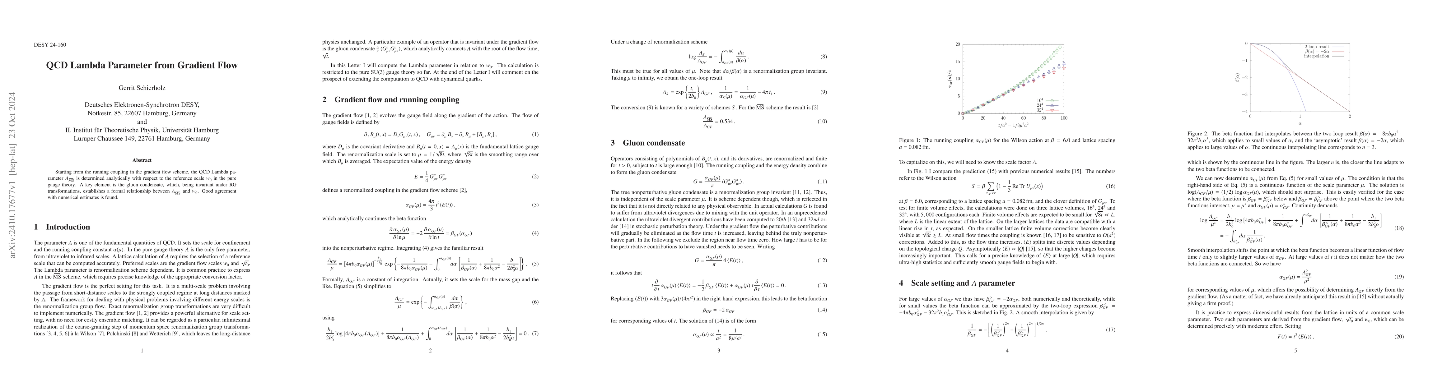 Thumbnail for QCD Lambda Parameter from Gradient Flow