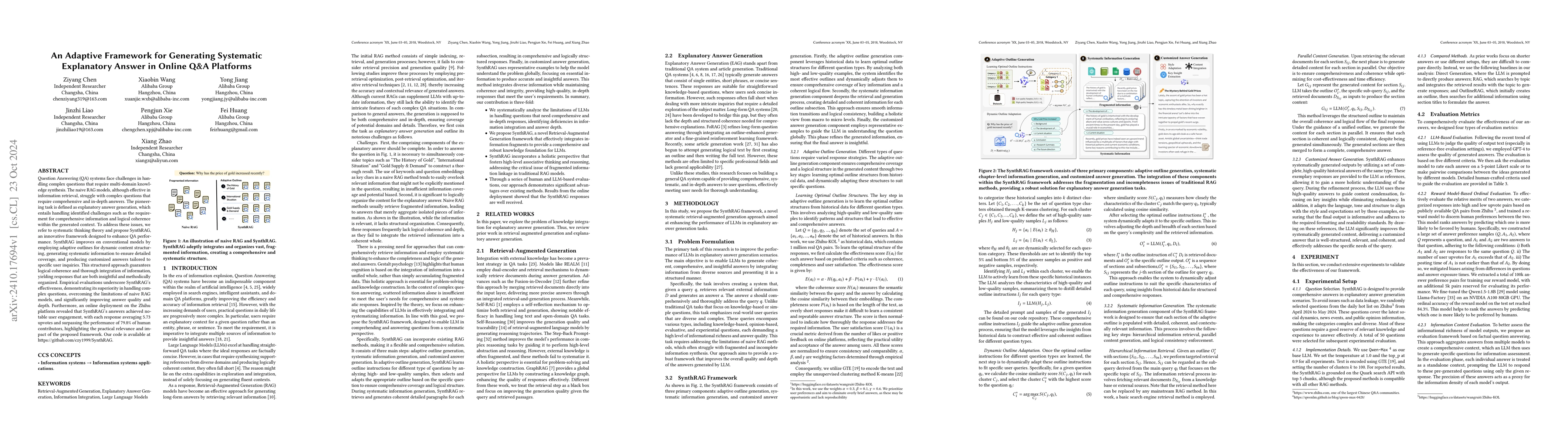 Thumbnail for An Adaptive Framework for Generating Systematic Explanatory Answer in
  Online Q&A Platforms