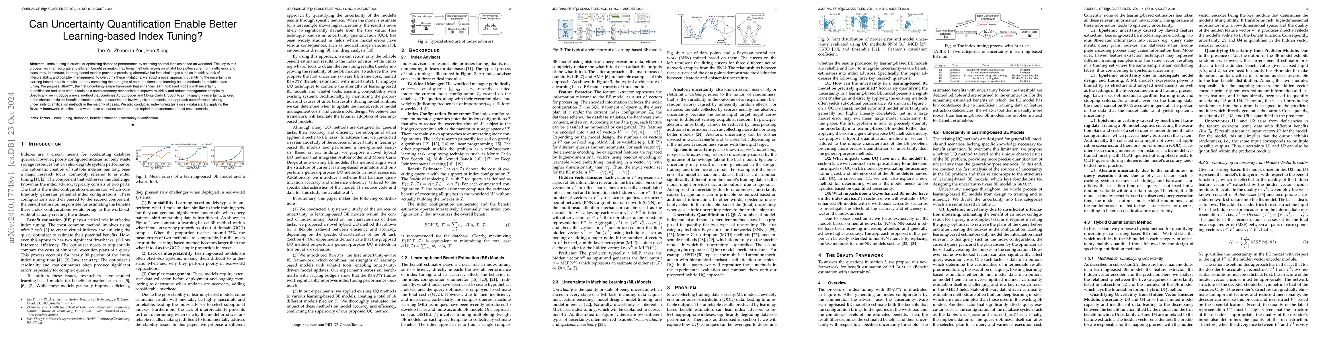 Thumbnail for Can Uncertainty Quantification Enable Better Learning-based Index
  Tuning?