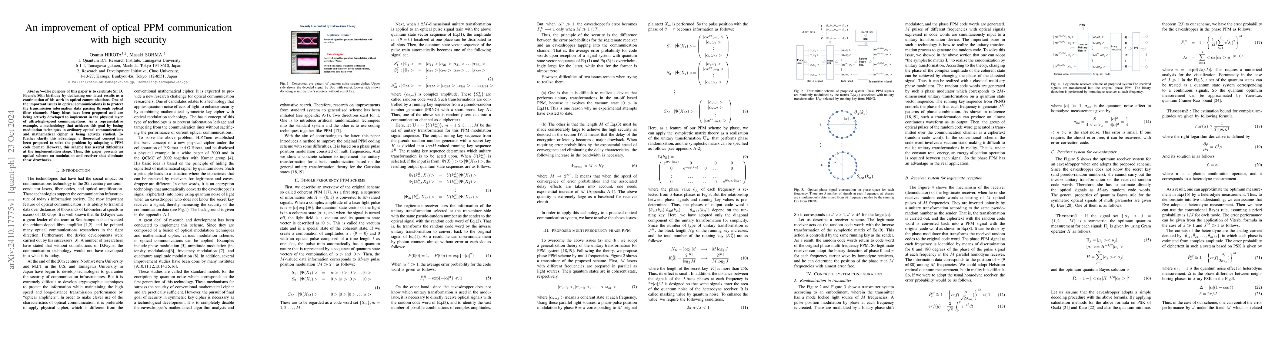 Thumbnail for An improvement of optical PPM communication with high security