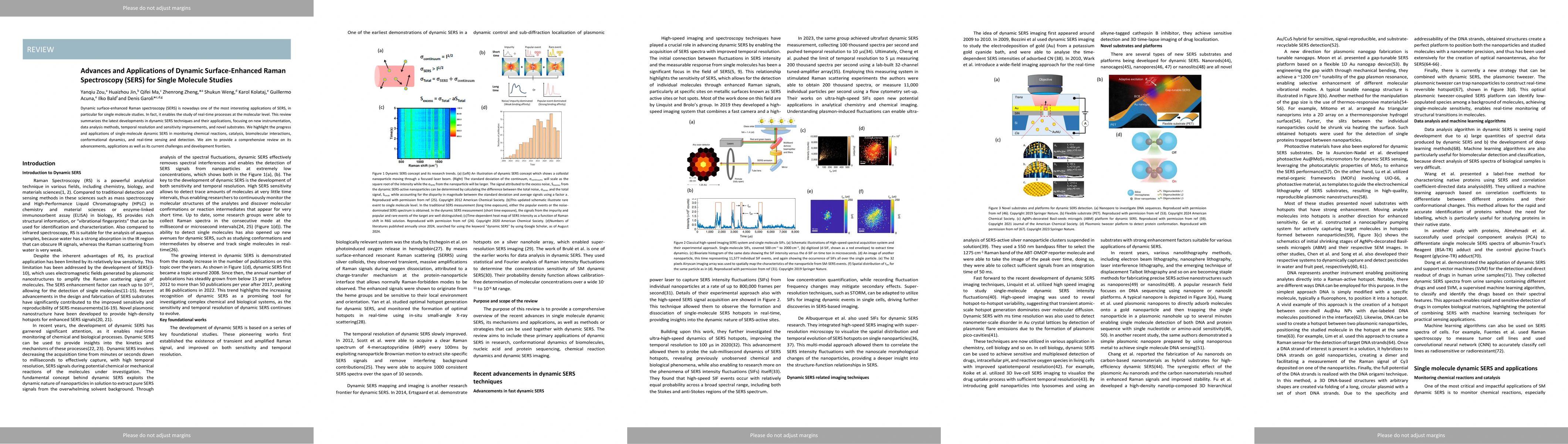 Thumbnail for Advances and Applications of Dynamic Surface-Enhanced Raman Spectroscopy
  (SERS) for Single Molecule Studies