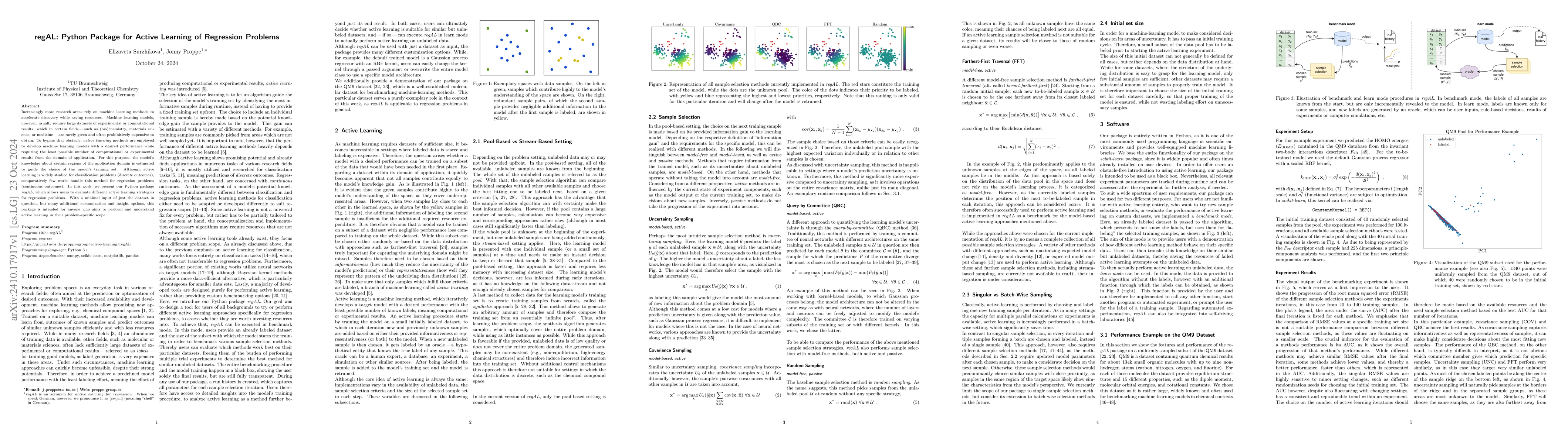 Thumbnail for regAL: Python Package for Active Learning of Regression Problems
