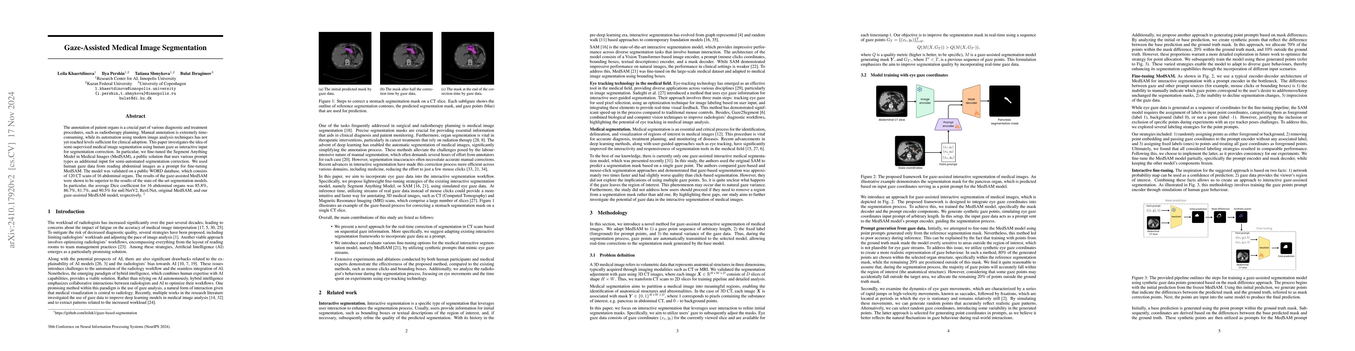 Thumbnail for Gaze-Assisted Medical Image Segmentation
