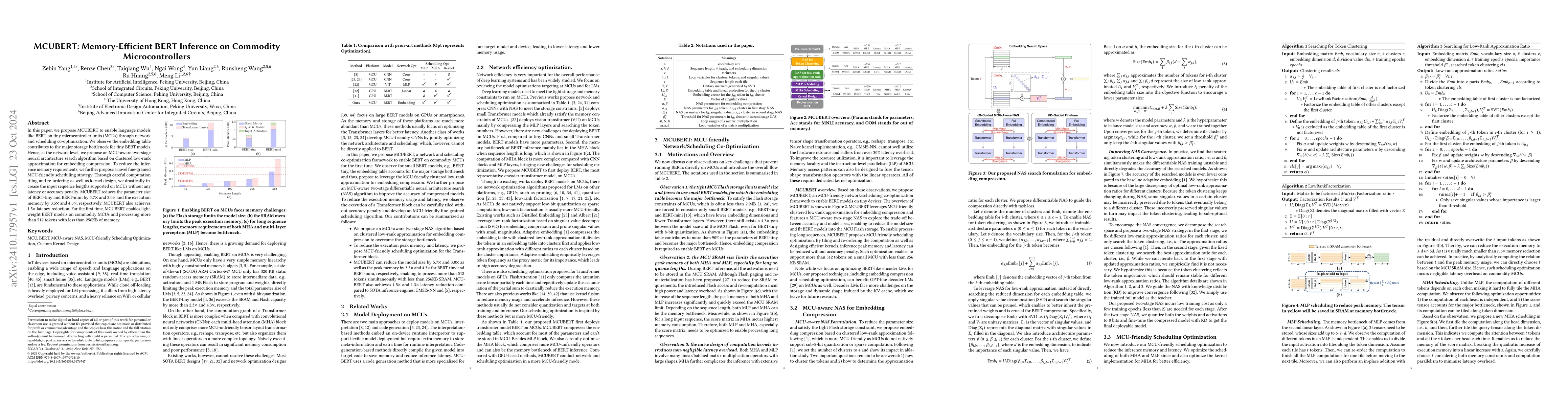 Thumbnail for MCUBERT: Memory-Efficient BERT Inference on Commodity Microcontrollers