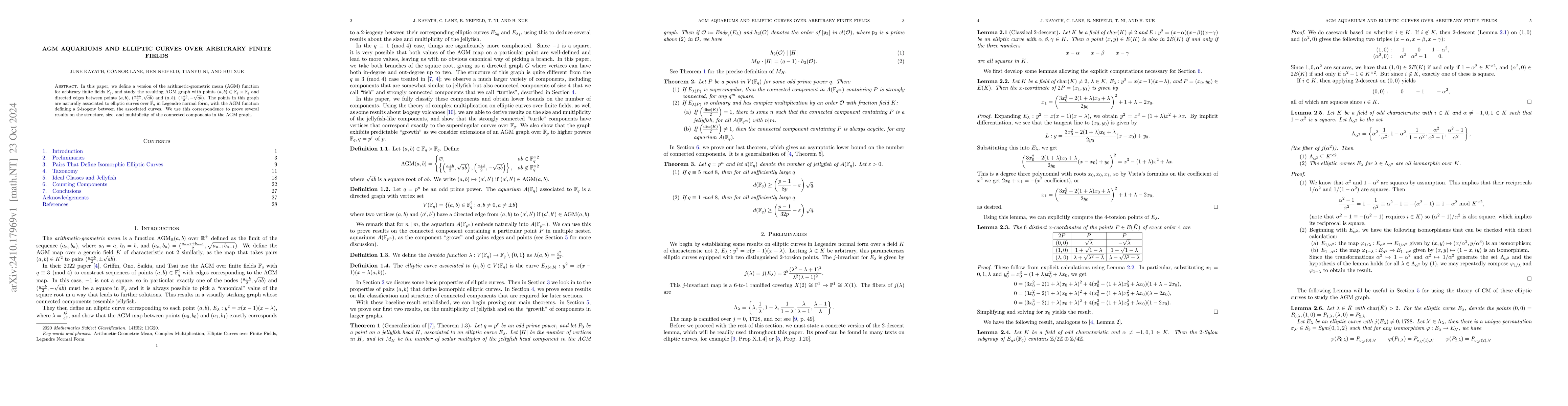 Thumbnail for AGM aquariums and elliptic curves over arbitrary finite fields