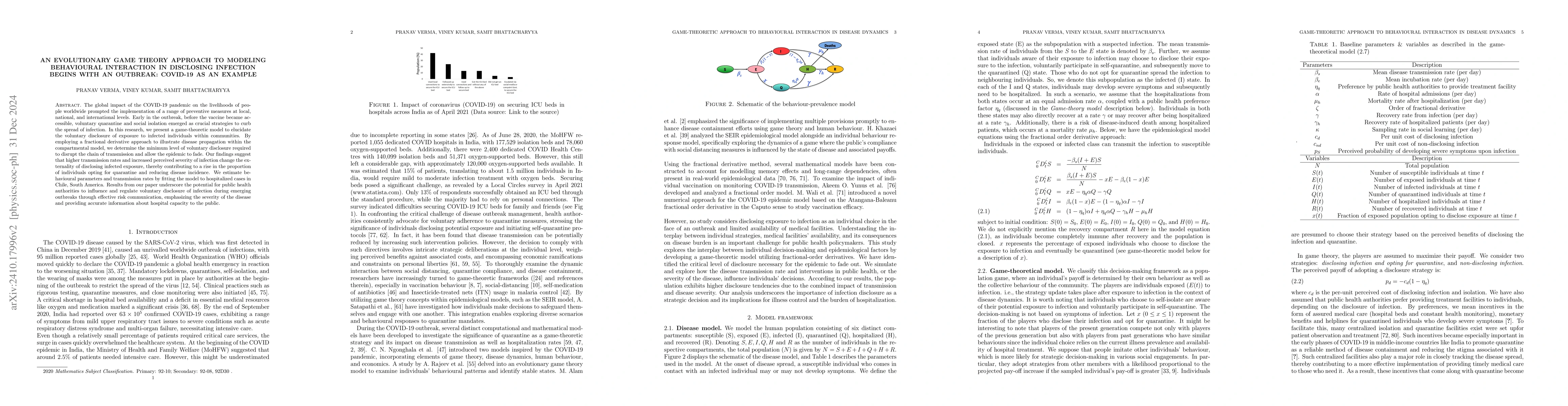 Thumbnail for An evolutionary game theory approach to modeling behavioral interaction
  in disclosing infection begins with an outbreak: COVID-19 as an example