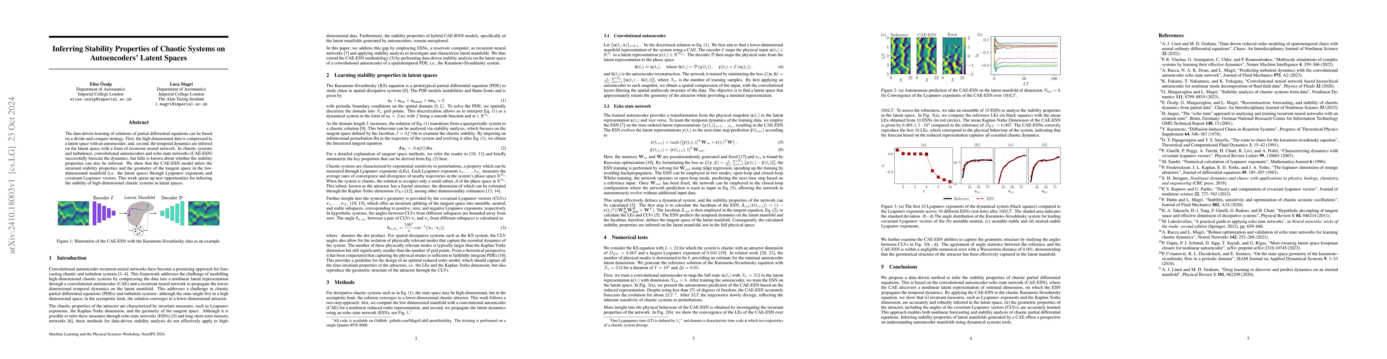 Thumbnail for Inferring stability properties of chaotic systems on autoencoders'
  latent spaces