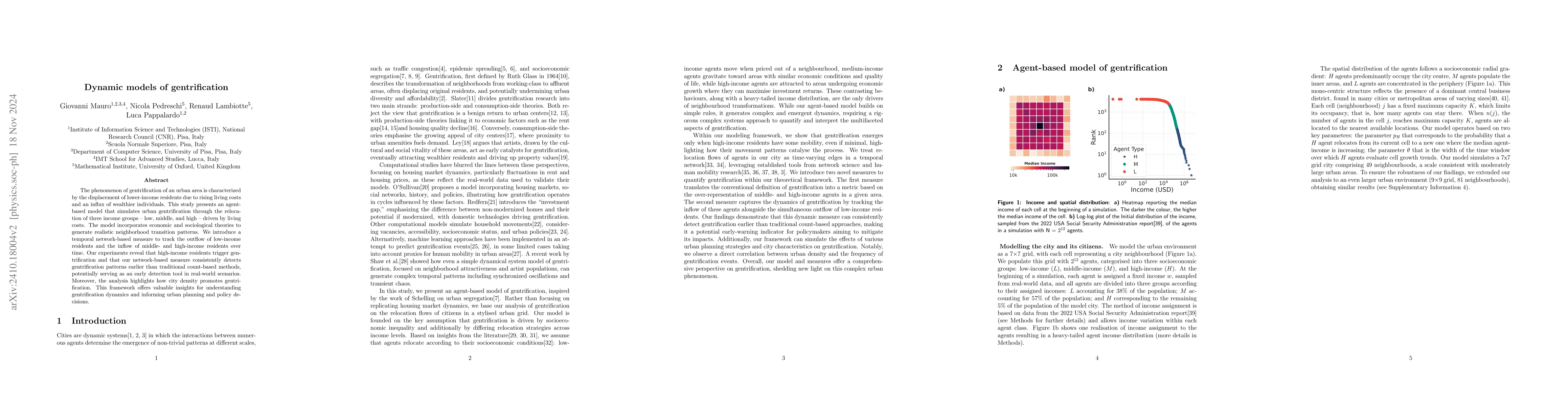 Thumbnail for Dynamic models of gentrification
