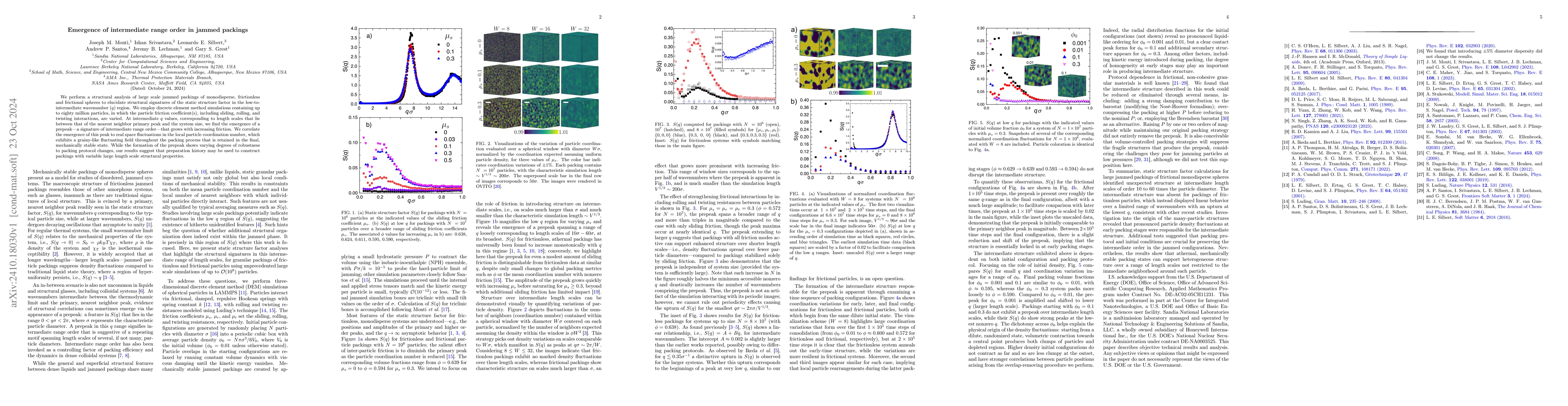 Thumbnail for Emergence of intermediate range order in jammed packings
