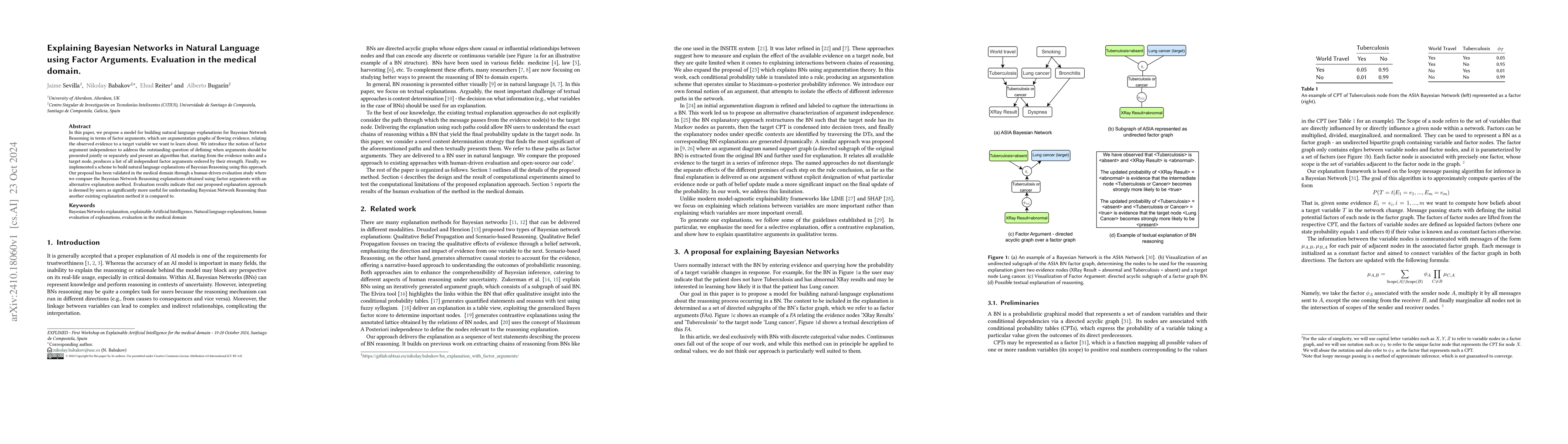 Thumbnail for Explaining Bayesian Networks in Natural Language using Factor Arguments.
  Evaluation in the medical domain