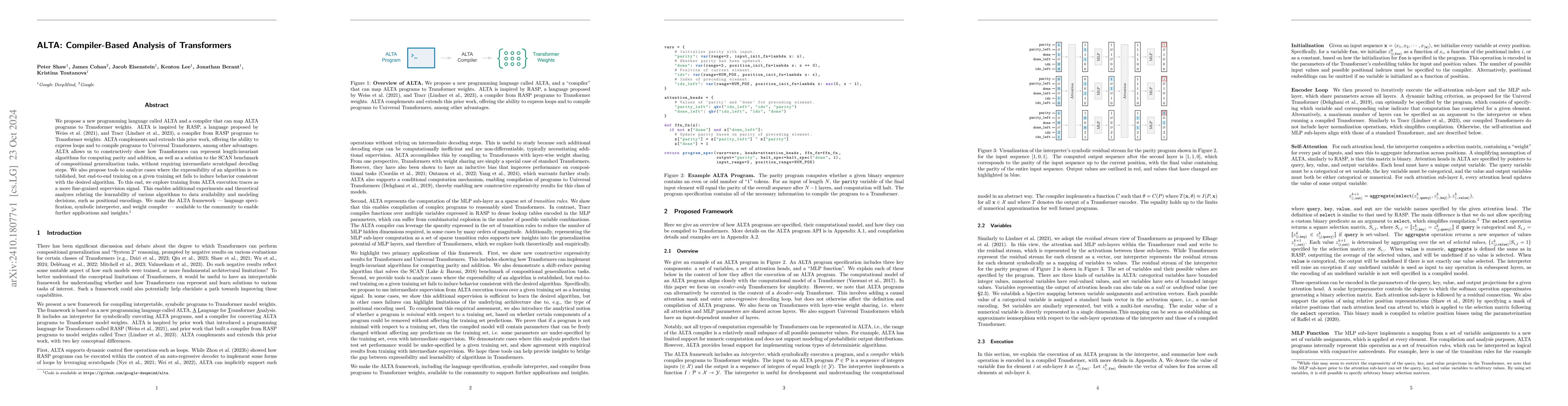 Thumbnail for ALTA: Compiler-Based Analysis of Transformers