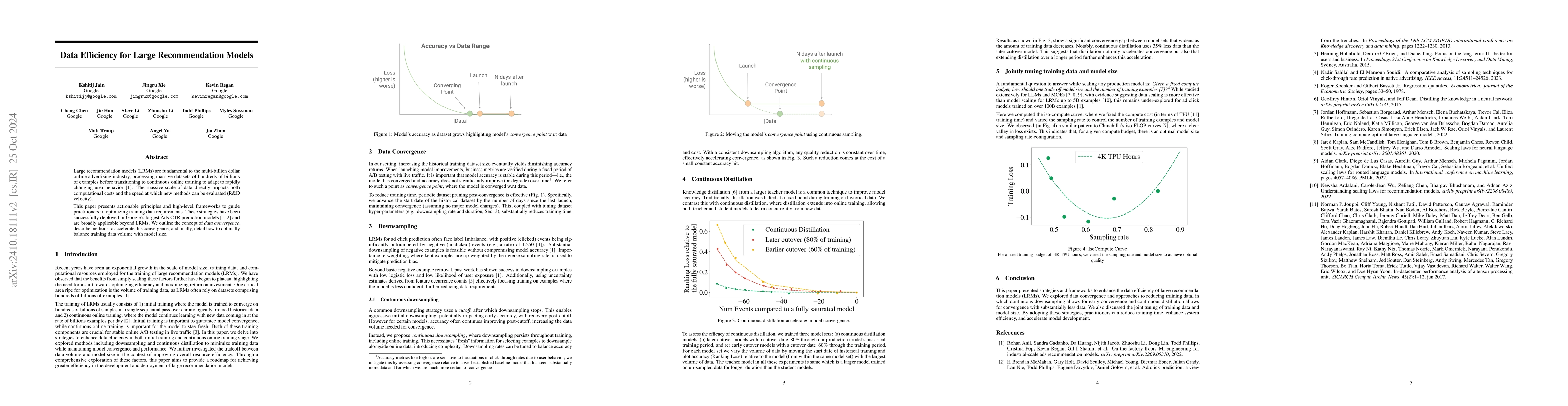 Thumbnail for Data Efficiency for Large Recommendation Models