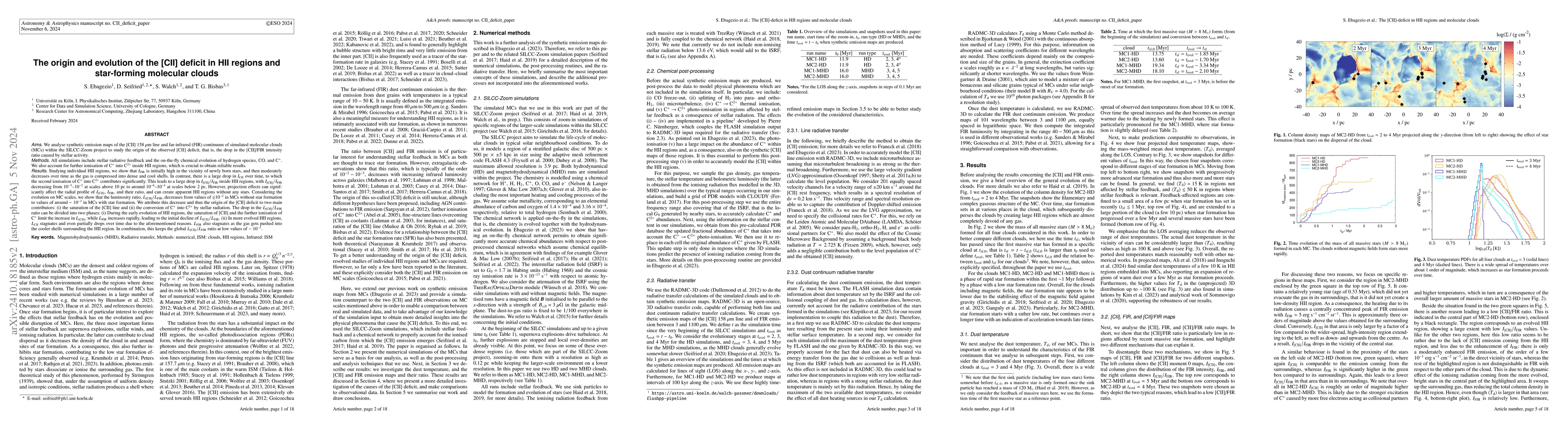 Thumbnail for The origin and evolution of the [CII] deficit in HII regions and
  star-forming molecular clouds