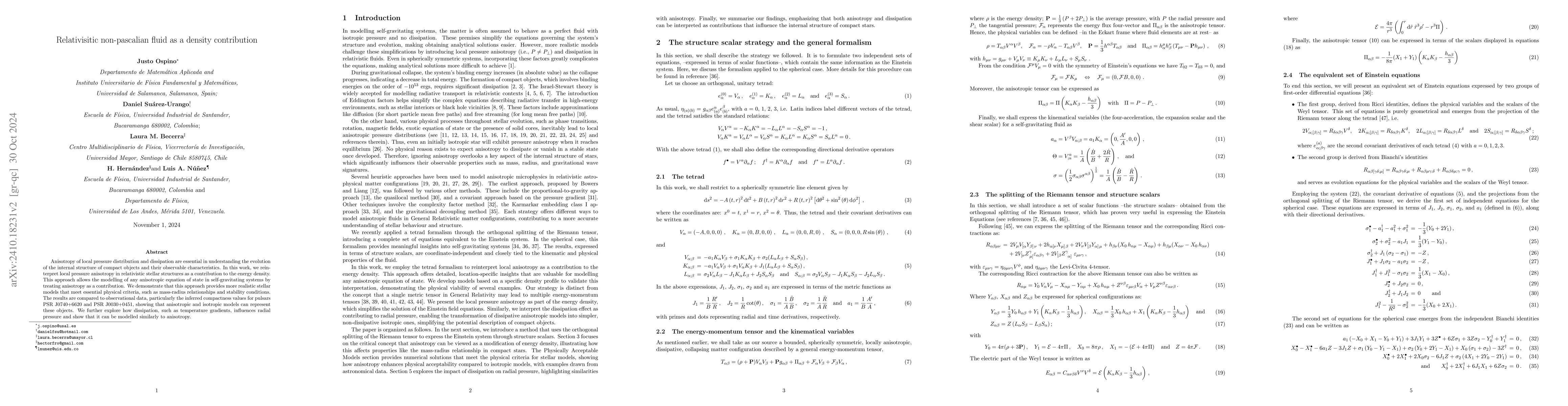 Thumbnail for Relativisitic non-pascalian fluid as a density contribution